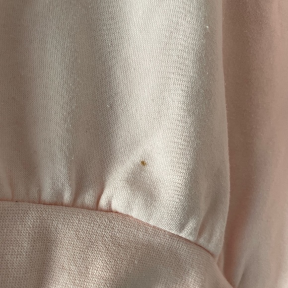 NWT Make + Model Embroidered Sweatshirt & Pants Loungewear Set, Light Pink - Picture 11 of 12